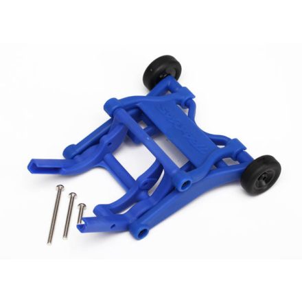 Traxxas Wheelie bar, assembled (blue) (fits Slash, Stampede®, Rustler®, Bandit series)