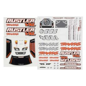 Decal sheets, Rustler VXL