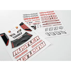 Traxxas Decal sheets, Rustler®
