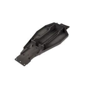  Traxxas Lower chassis (black) (166mm long battery compartment) (fits both flat and hump style battery packs) (use only with #3725R ESC mounting plate)