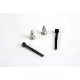   Traxxas Shoulder screws, steering bellcranks (3x30mm cap-head machine) (2)/ draglink shoulder screws (chrome) (2)