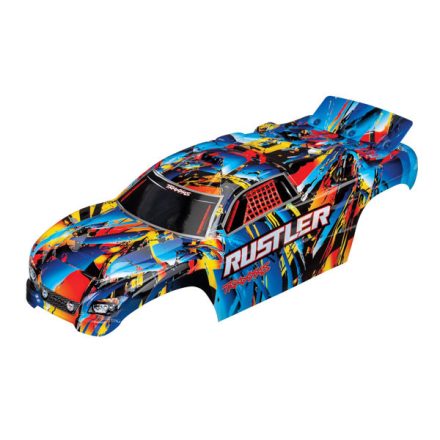 Traxxas Body, Rustler®, Rock n' Roll (painted, decals applied)