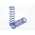 Traxxas  Springs, rear (blue) (2)