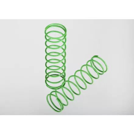 Traxxas  Springs, front (green) (2)