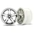 Traxxas Wheels, Twin-Spoke 2.8" (chrome) (2WD electric rear) (2)
