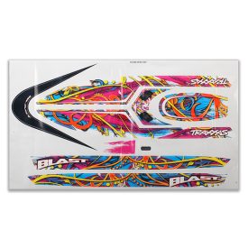 Traxxas Blast decal set (swirl pattern) (waterproof)
