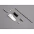 Traxxas  Steering rod/ plastic rod end/ chrome threaded ball & nut/ servo horn