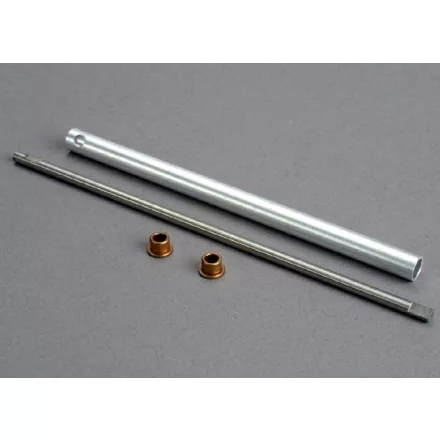 Traxxas Driveshaft/ stuffing tube/bushings (self-lubricating) (2)