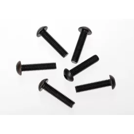 Traxxas Screws, 4x18mm button-head machine (hex drive) (6)