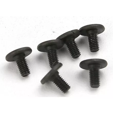 Traxxas  Screws, 3x6mm flat-head machine (hex drive) (6)