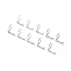 Traxxas Body clip (mounting clip), angled, 90-degrees (10)