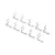 Traxxas Body clip (mounting clip), angled, 90-degrees (10)