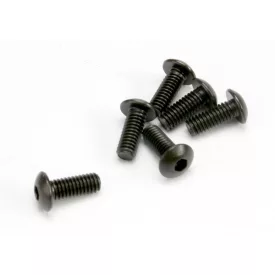 Traxxas  Screws, 4x10mm button-head machine (hex drive) (6)