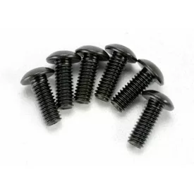 Traxxas Screws, 4x12mm button-head machine (hex drive) (6)