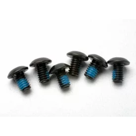   Traxxas Screws, 4x6mm button-head machine (hex drive) (with threadlock) (6)