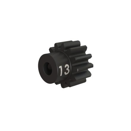 Traxxas Gear, 13-T pinion (32-p), heavy duty (machined, hardened steel)/ set screw