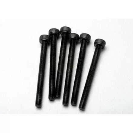 Traxxas Screws, 3x32mm cap-head machine (hex drive) (6)