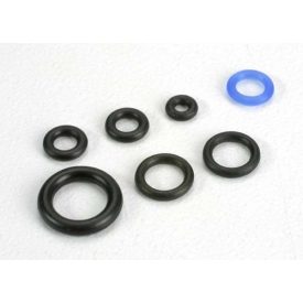   Traxxas O-ring set: for carb base/ air filter adapter/high-speed needle (2)/ low-speed spray bar (2)
