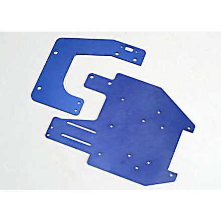 Traxxas Chassis plates, T6 aluminum (front & rear)