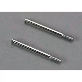 Traxxas Shock shafts, steel, chrome finish (32mm) (2)