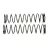 Traxxas Springs, rear (black) (2)