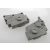 Traxxas Gearbox halves (grey) (left & right)
