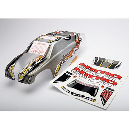 Traxxas  Body, Nitro Sport, ProGraphix (replacement for the painted body) Graphics are painted, requires paint & final color application.