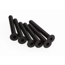 Traxxas  Screws, 3x25mm countersunk machine (hex drive) (6)