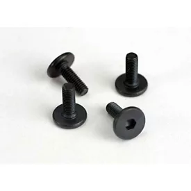 Traxxas Screws, 3x10mm flat-head machine (hex drive) (4)