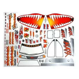 Traxxas Decal sheet, Jaws T-Maxx®