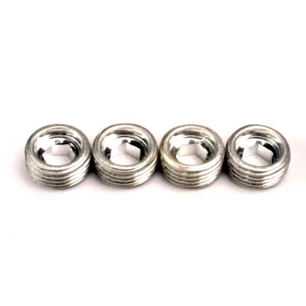 Traxxas  Aluminum caps, pivot ball (4)