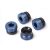Traxxas  Aluminum caps, pivot ball (blue-anodized) (4)
