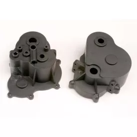 Traxxas Gearbox halves (f&r)/ rubber access plug