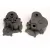 Traxxas Gearbox halves (f&r)/ rubber access plug