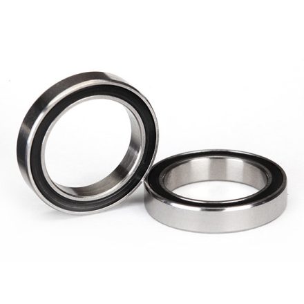 Traxxas Ball bearings, black rubber sealed (15x21x4mm) (2)