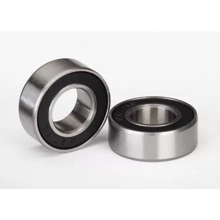 Traxxas Ball bearings, black rubber sealed (4x10x4mm) (2)