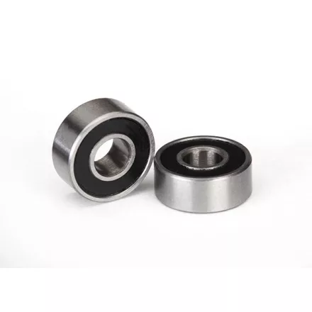 Traxxas Ball bearings, black rubber sealed (4x10x4mm) (2)