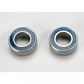 Traxxas  Ball bearings, blue rubber sealed (5x10x4mm) (2)