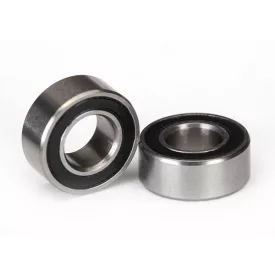 Traxxas  Ball bearings, black rubber sealed (5x10x4mm) (2)