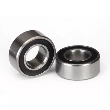 Traxxas  Ball bearings, black rubber sealed (5x10x4mm) (2)