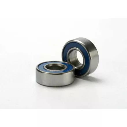 Traxxas Ball bearings, blue rubber sealed (5x11x4mm) (2)