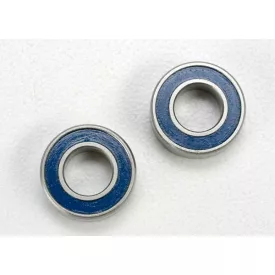 Traxxas Ball bearings, blue rubber sealed (6x12x4mm) (2)