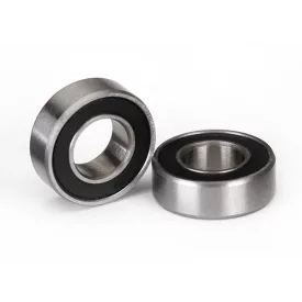 Traxxas Ball bearings, black rubber sealed (6x12x4mm) (2)