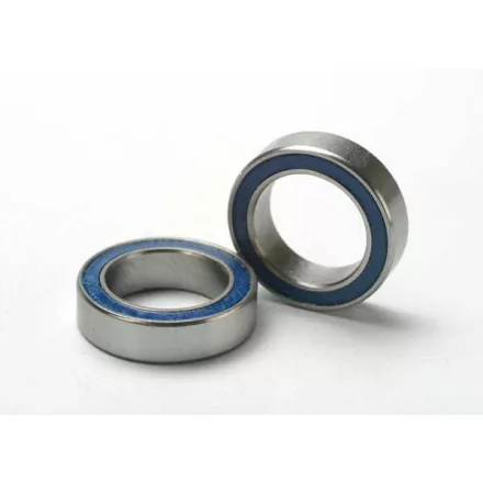 Traxxas Ball bearings, blue rubber sealed (10x15x4mm) (2)