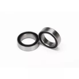 Traxxas Ball bearings, black rubber sealed (10x15x4mm) (2)