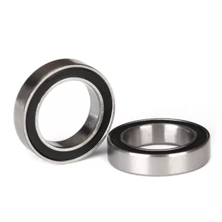 Traxxas  Ball bearings, black rubber sealed (12x18x4mm) (2)