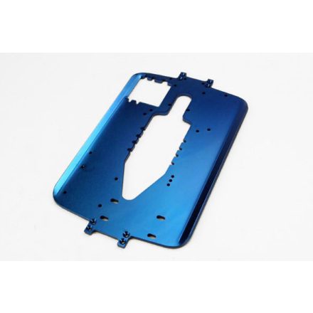 Traxxas  Chassis, 6061-T6 aluminum (4.0mm) (blue) (standard replacement for all Maxx® series)