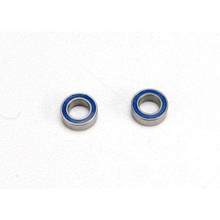 Traxxas  Ball bearings, blue rubber sealed (4x7x2.5mm) (2)