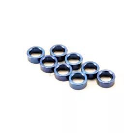   Traxxas Spacer, pushrod (aluminum, blue) (use with 5318 or 5318X pushrod and 5358 progressive 2 rockers) (8)