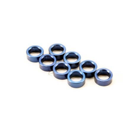 Traxxas Spacer, pushrod (aluminum, blue) (use with 5318 or 5318X pushrod and 5358 progressive 2 rockers) (8)